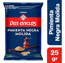 CONDIMENTO PIMIENTA NEGRA DOS ANCLAS 25 GRS